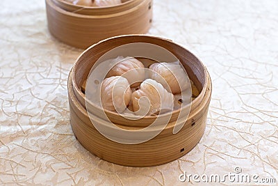 Shrimp Dumpling Stock Photo